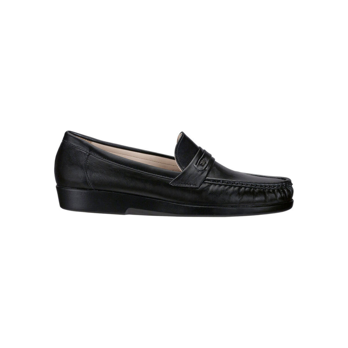 SAS Men's Ace Handcrafted Leather Slip-On Loafer – Black