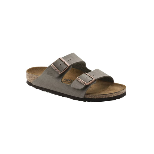 Birkenstock Arizona Birkibuc Stone Leather Unisex Sandal