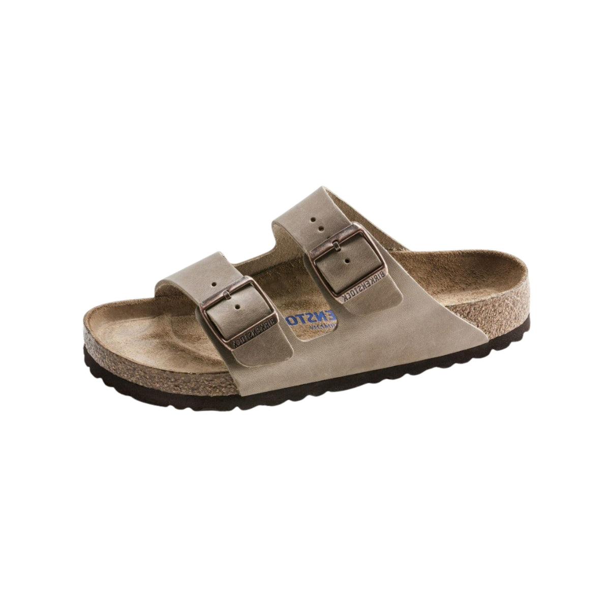 Birkenstock Unisex Arizona Oiled Leather Tabacco Brown Sandal Hard Footbed