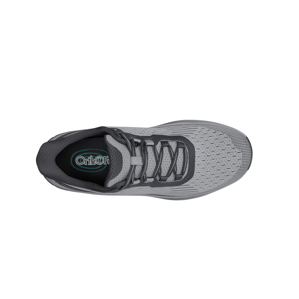 Orthofeet Men's Dash Hands-Free Slip-On Sneakers – Gray