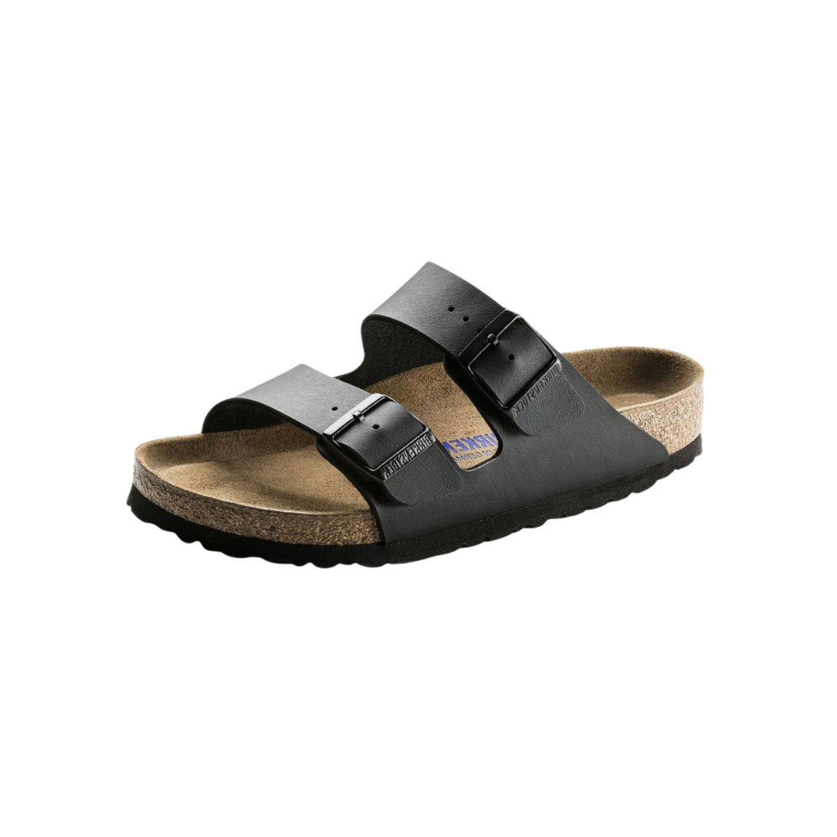 Birkenstock Arizona Birko-Flor - Black Leather Unisex Sandal Soft Footbed
