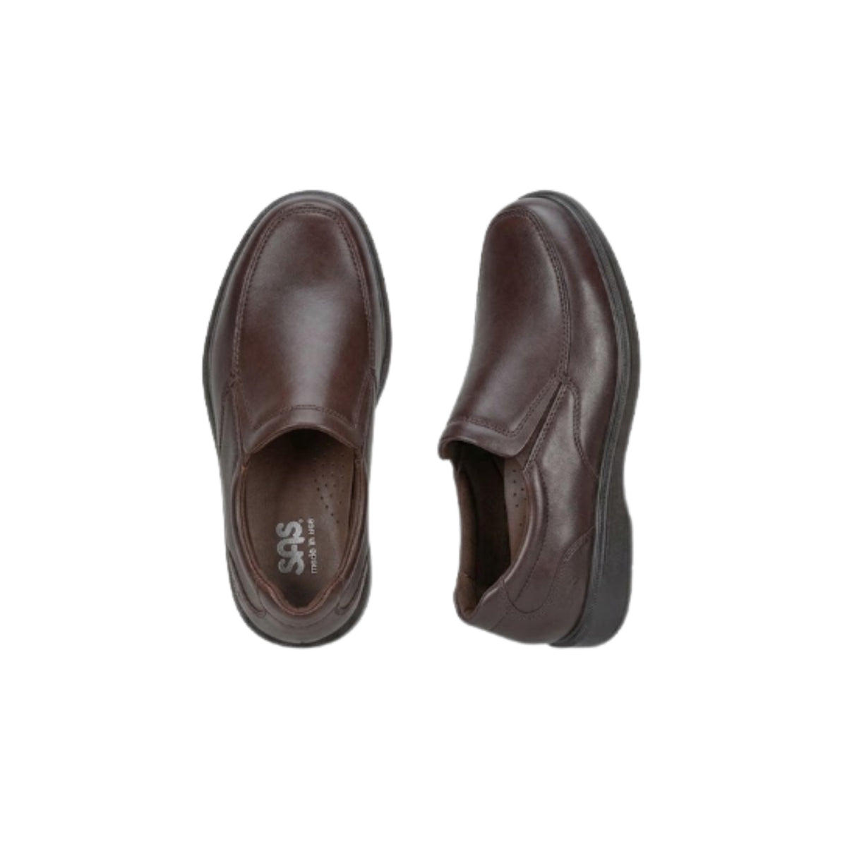 SAS Men's Diplomat Slip-On Comfort Loafer - Brown