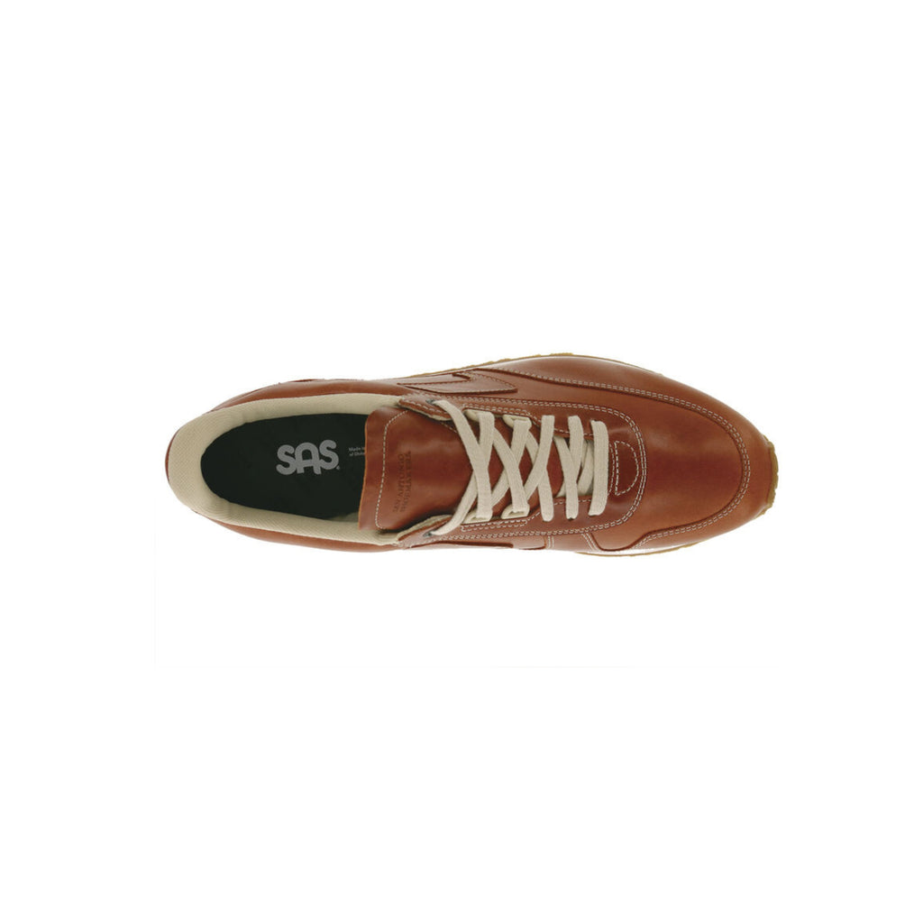 SAS Men's 7eventy6ix-Y LT Leather Lace-Up Sneaker – Chestnut