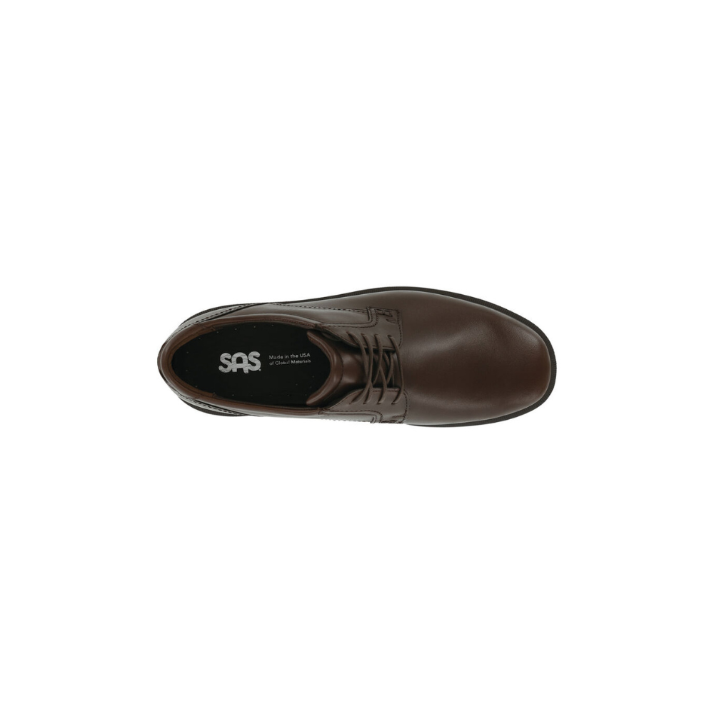SAS Men's Ambassador - Leather Lace Up Oxford - Brown