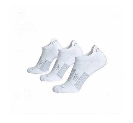 OS1st Thin Air Performance Unisex No Show White