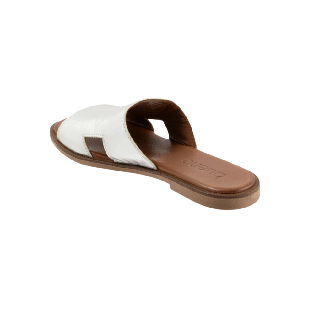 Bueno Women's Hendrix Leather Slide - Dark Silver
