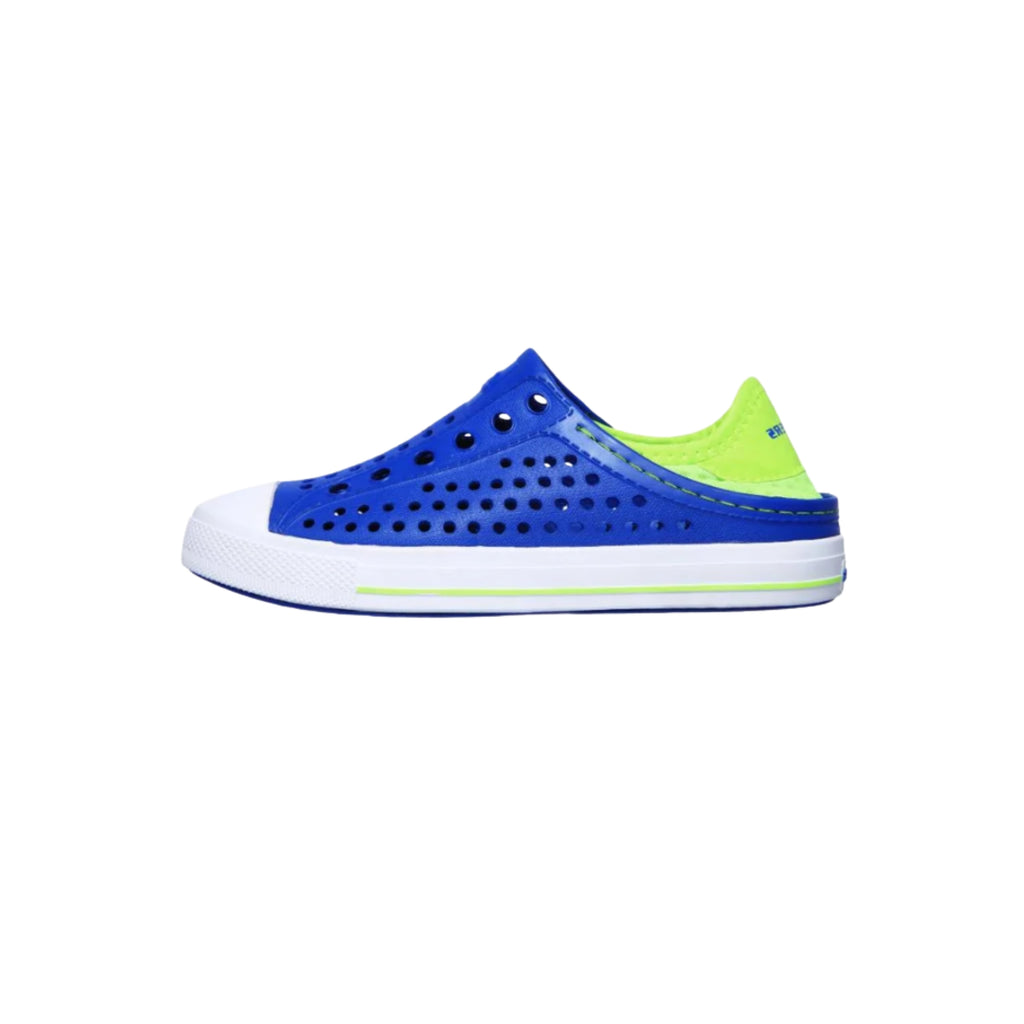 Skechers Kids Foamies: Guzman Steps - Aqua Surge Water Shoes | Blue/Lime