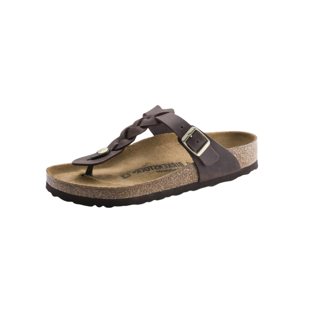 Birkenstock Women's Gizeh Braided - Habana oil Leather Sandals