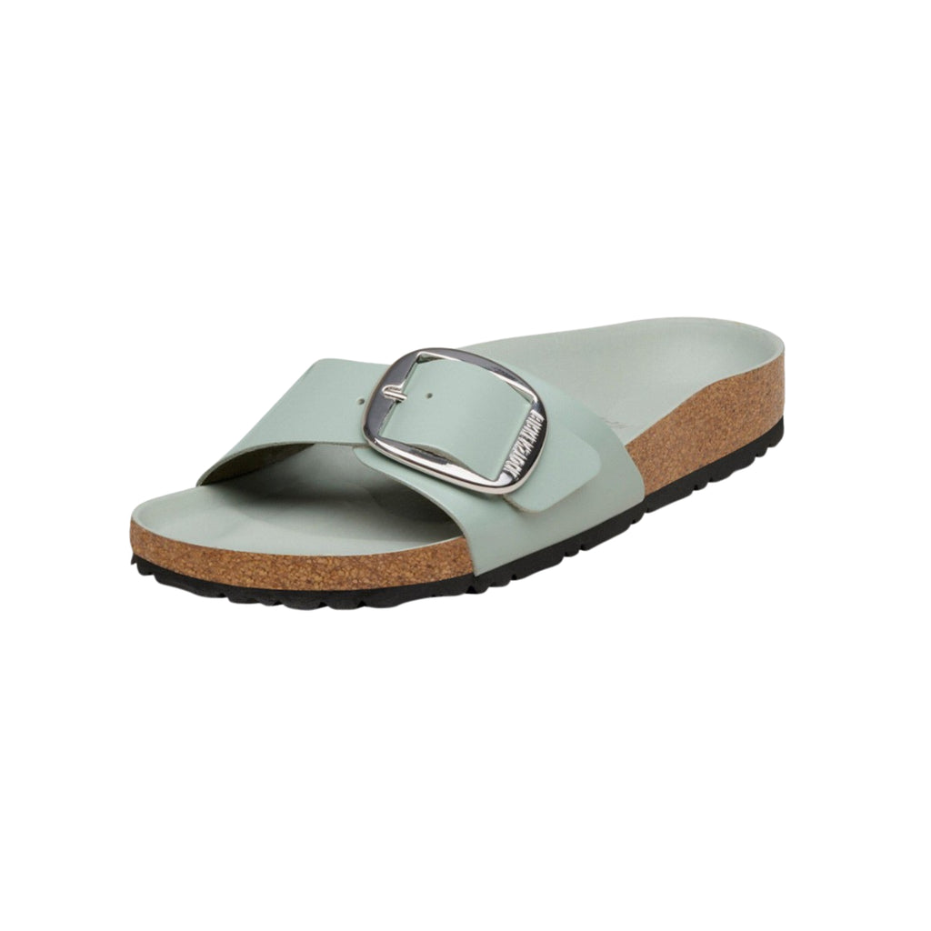 Birkenstock Madrid Big Buckle Patent Leather Sandals – Pure Sage