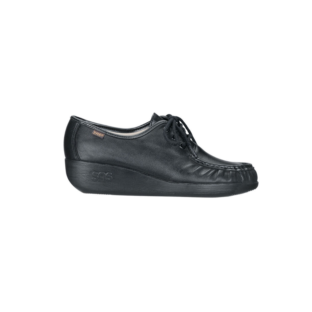 SAS Women's Bounce Leather Walking Shoe - Black