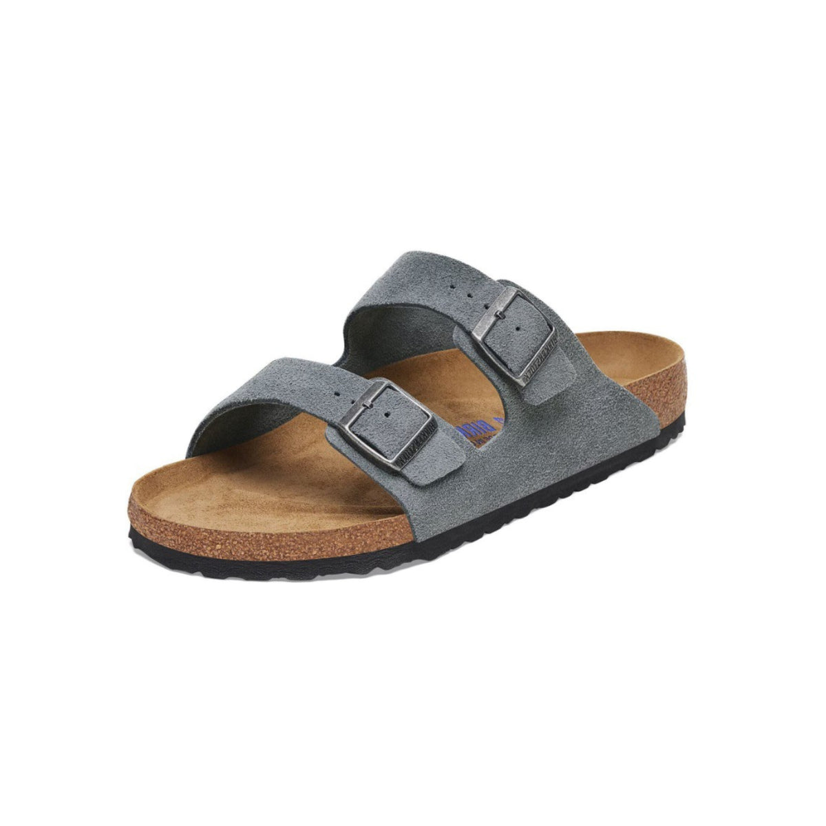 Birkenstock Arizona Soft Footbed Suede Sandal - Basalt Gray 1029790