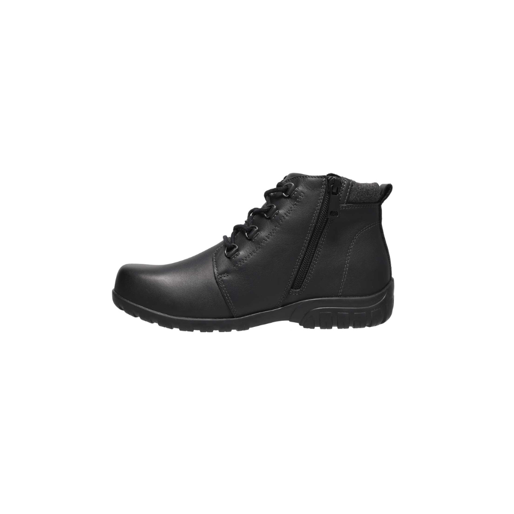 Propét Women's Delaney Leather Everyday Comfort Ankle Boot - Black