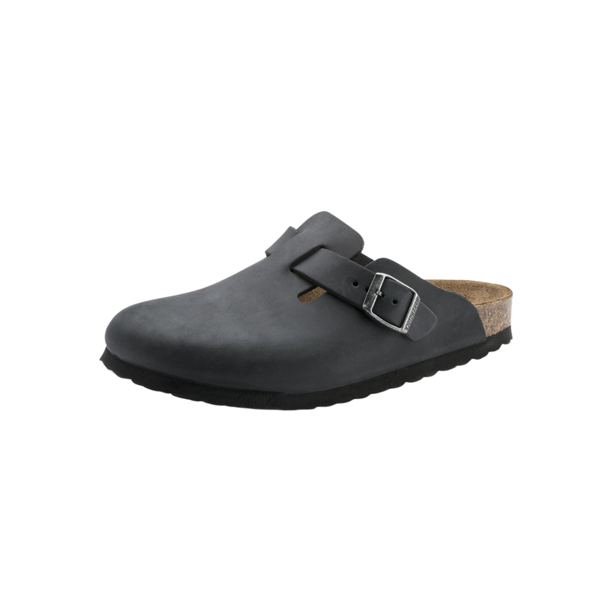 Birkenstock Unisex Boston BS Oiled Leather Clog Sandal - Black