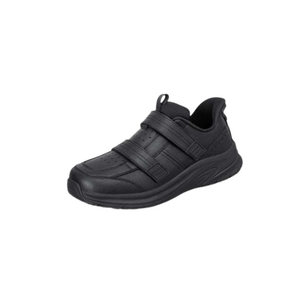 Orthofeet Men's Oak Hands-Free Double Depth Shoes – Black