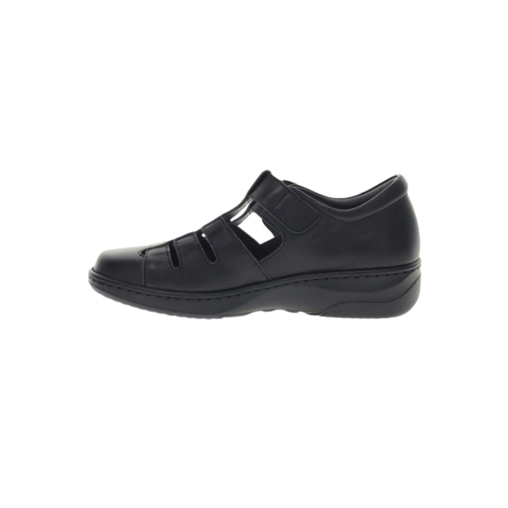 Propét Gwyneth Women's Orthotic-Friendly Comfort Sandal – Black