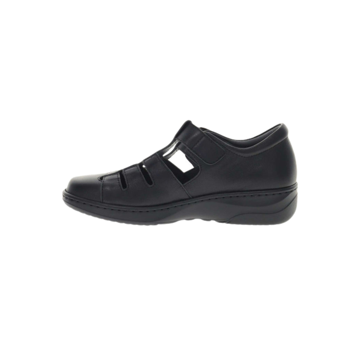 Propét Gwyneth Women's Orthotic-Friendly Comfort Sandal – Black