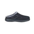 Orthofeet Men’s Asheville Custom Orthotic Compatible Slippers – Black