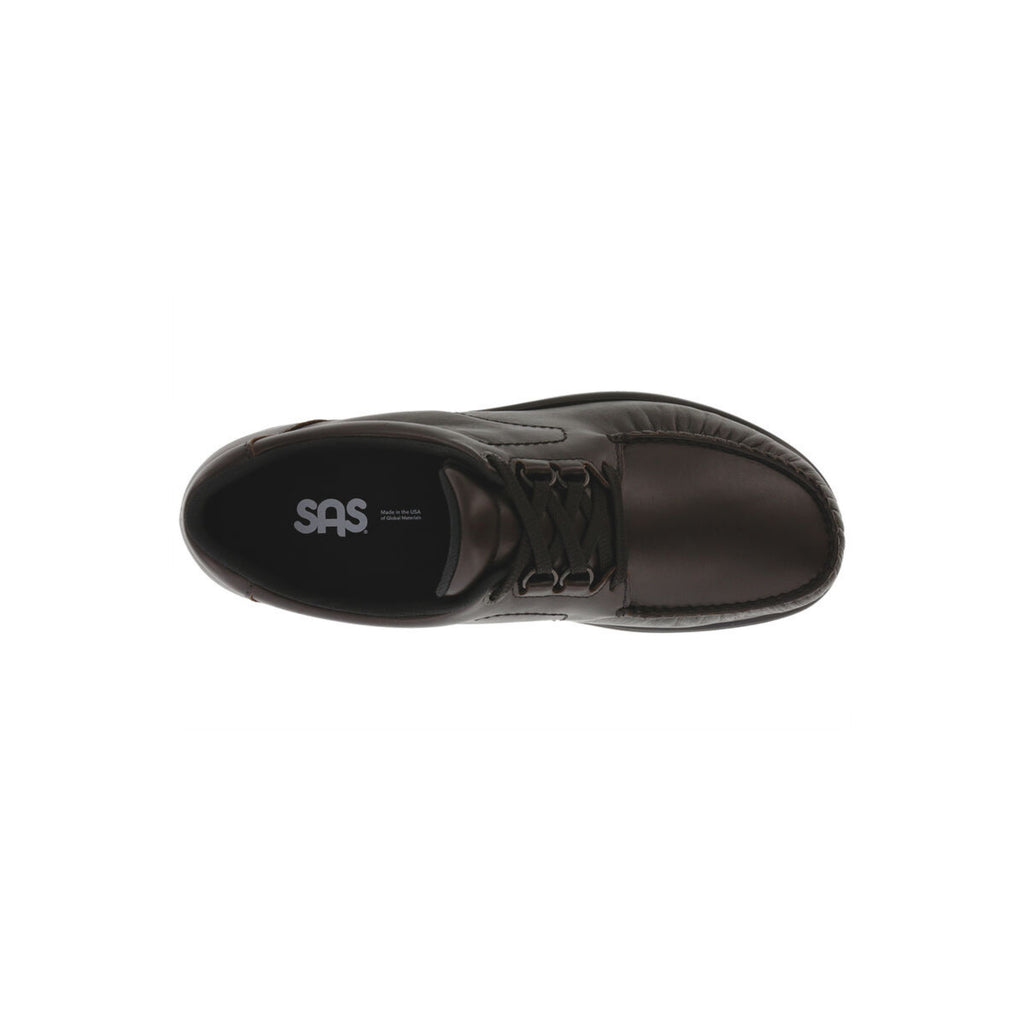 SAS Men's Bout Time Handcrafted Orthotic Leather Shoe – Cacao