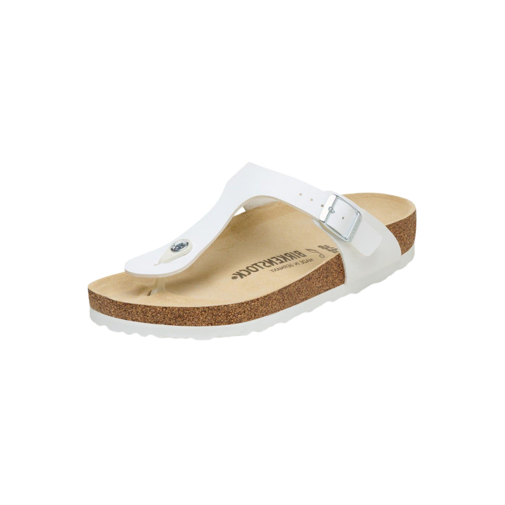 Birkenstock Gizeh Birko-Flor - White Unisex Sandal