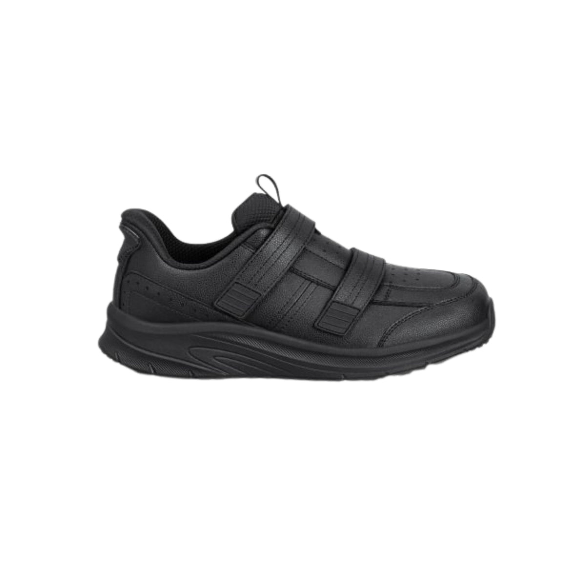 Orthofeet Men's Oak Hands-Free Double Depth Shoes – Black