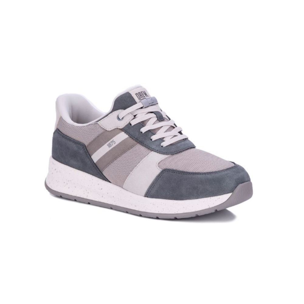 Drew Connor Shoe – Grey Suede Combo (Men’s Comfort Casual)