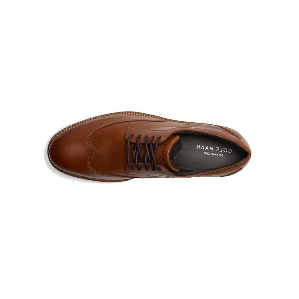 Cole Haan Men's Grand Hurrion Wing Oxford British Tan / Ivory Shoes