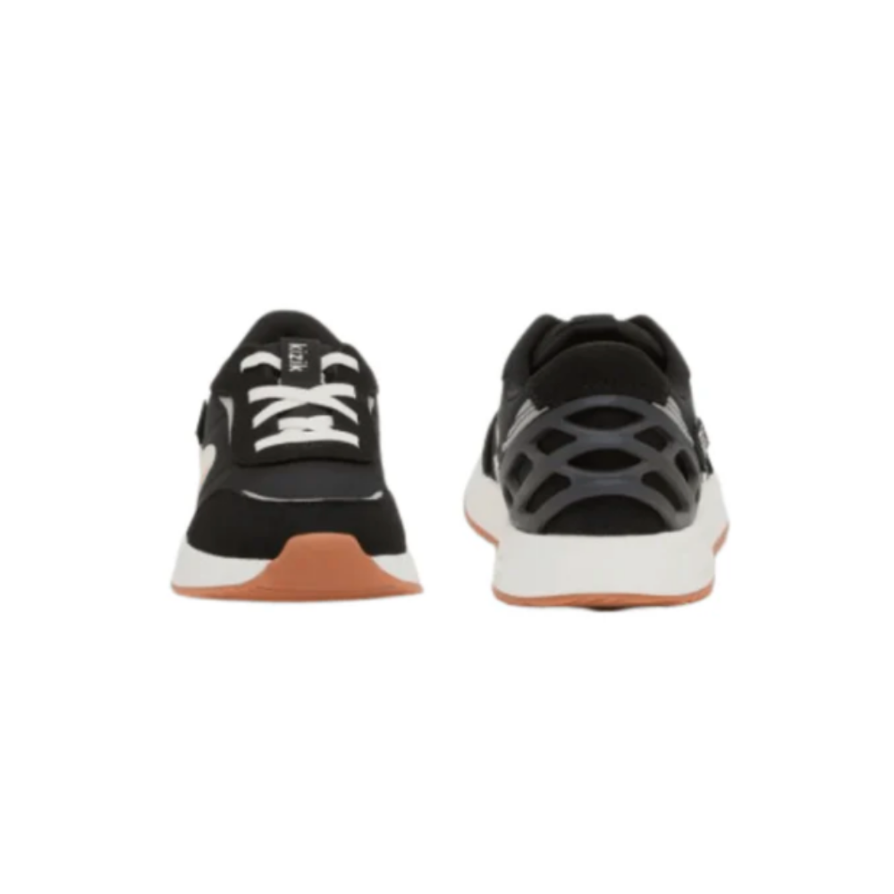 Kizik Kids' Orlando Hands-Free Athletic Sneakers - Black/White