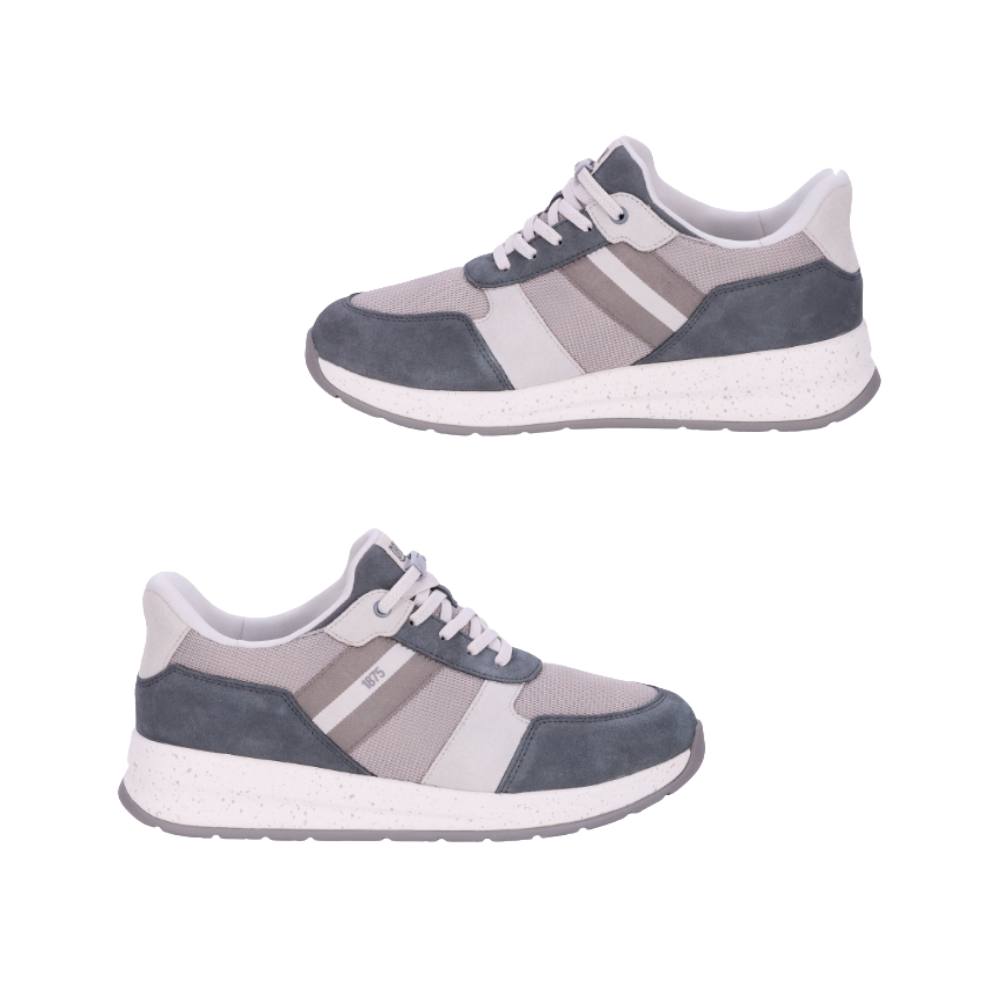 Drew Connor Shoe – Grey Suede Combo (Men’s Comfort Casual)