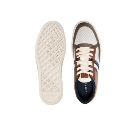 Cole Haan Men’s Grand Crosscourt Winner Sneakers - Ivory / British Tan