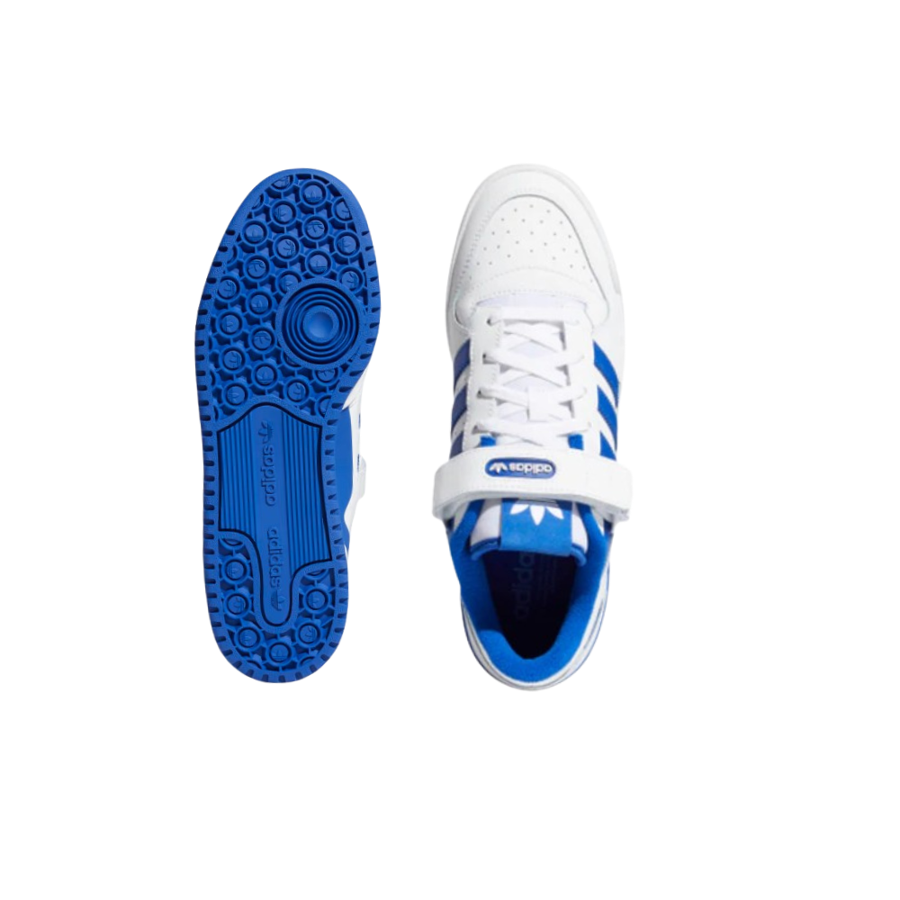 Adidas Originals Men’s Forum Low - Cloud White / Royal Blue - FY7756