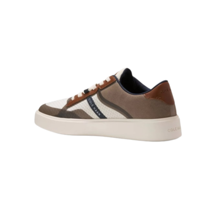 Cole Haan Men’s Grand Crosscourt Winner Sneakers - Ivory / British Tan