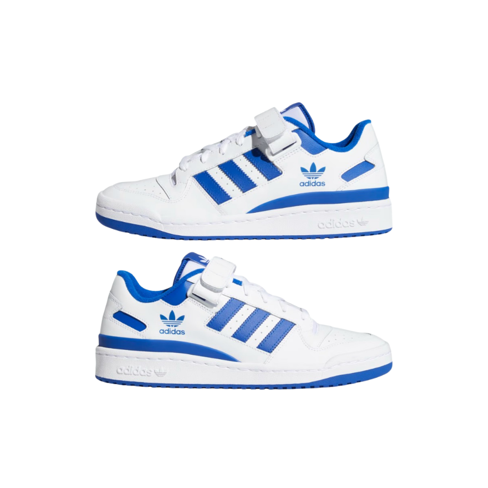 Adidas Originals Men’s Forum Low - Cloud White / Royal Blue - FY7756