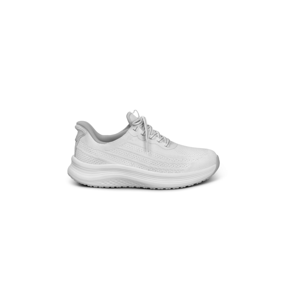 OrthoFeet Women's Nira Hands Free Sneaker - White