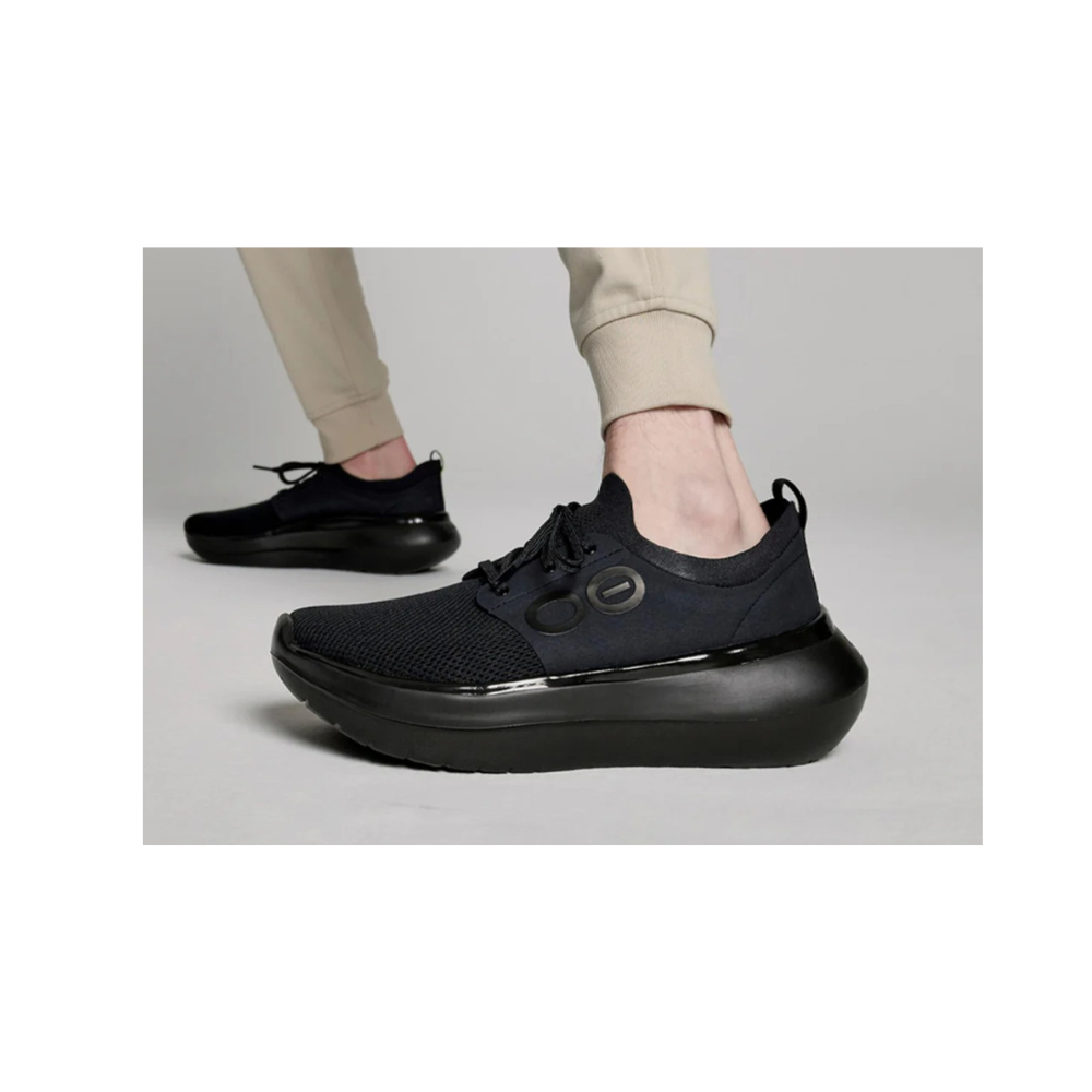 OOFOS Men's OOmy Stride Active Comfort Sneakers - Black