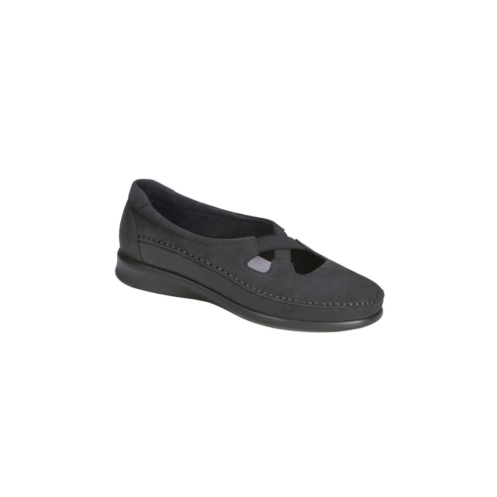 SAS Women's Crissy - Comfort Adjustable Sandal - Nero