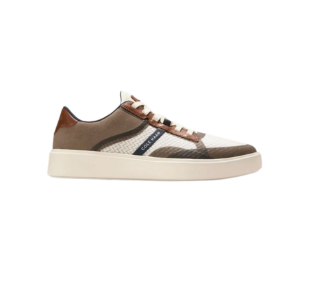 Cole Haan Men’s Grand Crosscourt Winner Sneakers - Ivory / British Tan