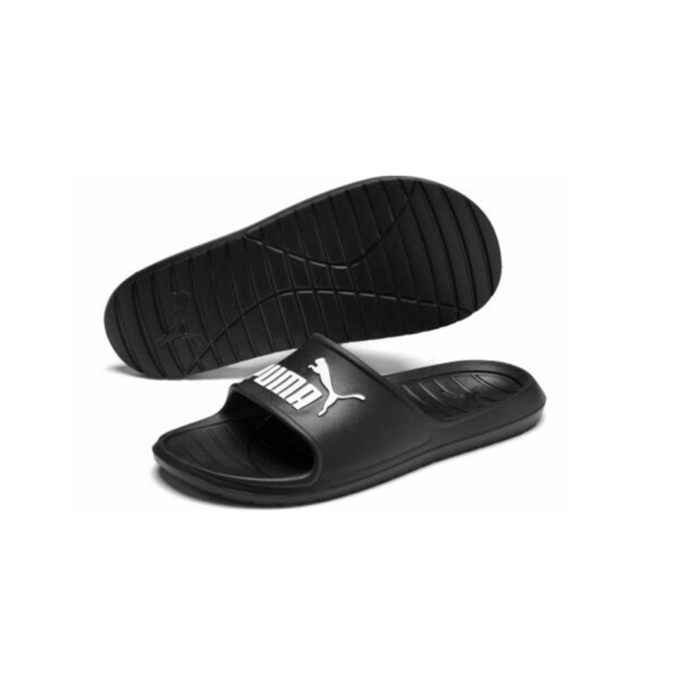 PUMA Men's Divecat v2 Slide Sandals - Black/White (369400-01)