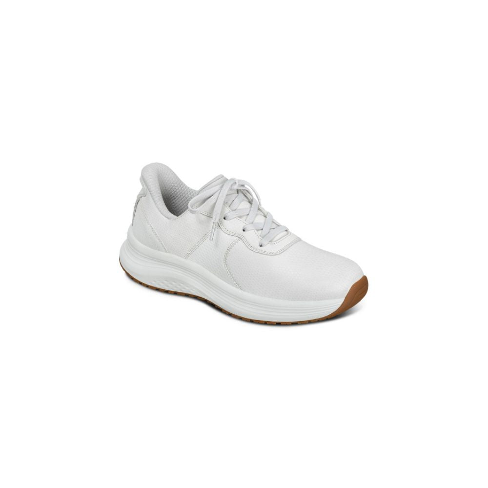 OrthoFeet Women's Stride Hands-Free Sneaker – Ecru