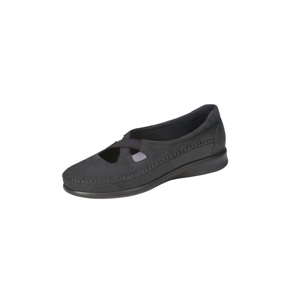 SAS Women's Crissy - Comfort Adjustable Sandal - Nero
