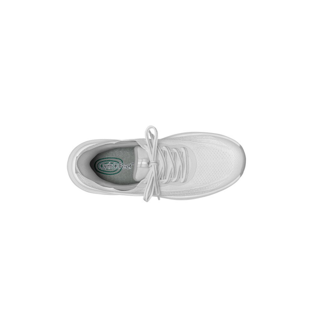 OrthoFeet Women's Nira Hands Free Sneaker - White