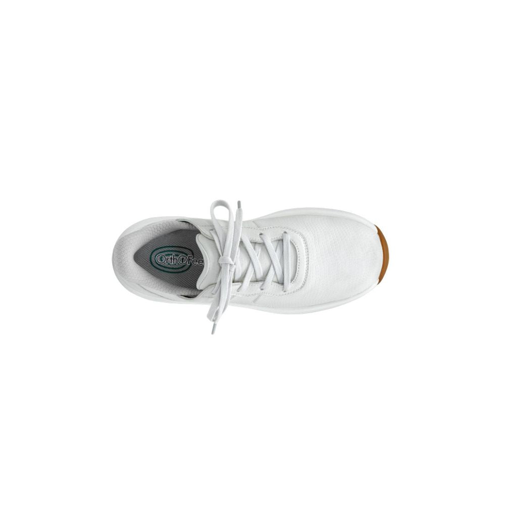 OrthoFeet Women's Stride Hands-Free Sneaker – Ecru