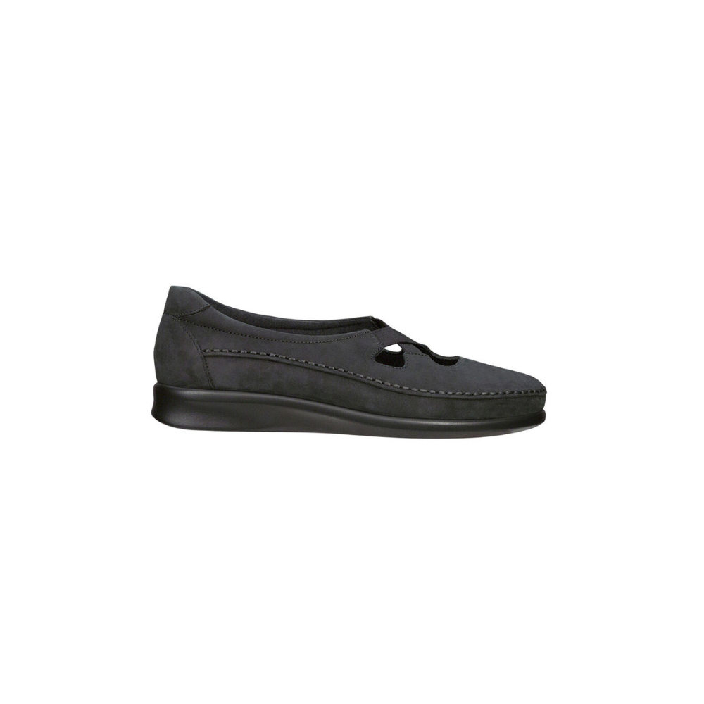 SAS Women's Crissy - Comfort Adjustable Sandal - Nero