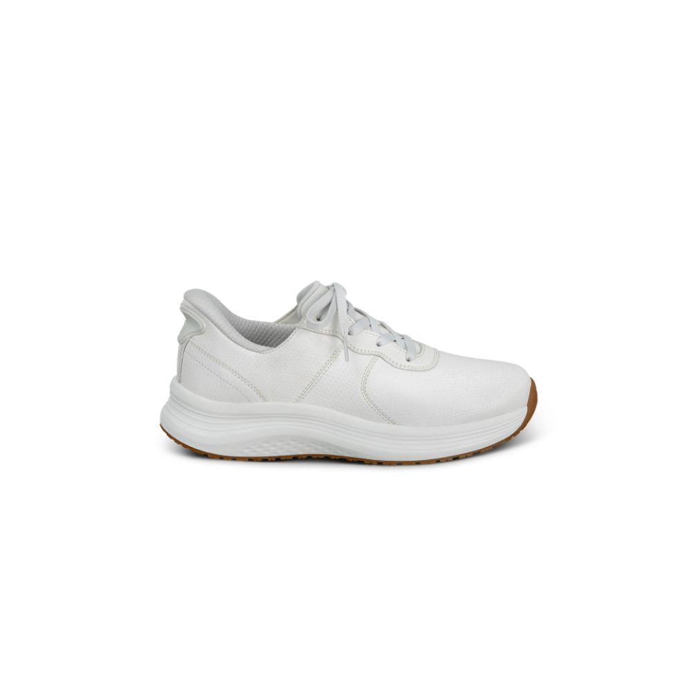 OrthoFeet Women's Stride Hands-Free Sneaker – Ecru