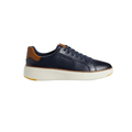Cole Haan Men's Grandpro TopSpin Sneaker Navy Blazer Leather/British Tan/Ivory