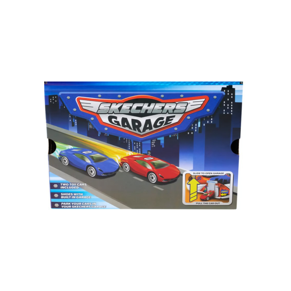 Skechers Boys' Garage Interactive Sneakers - Black / Blue / Orange