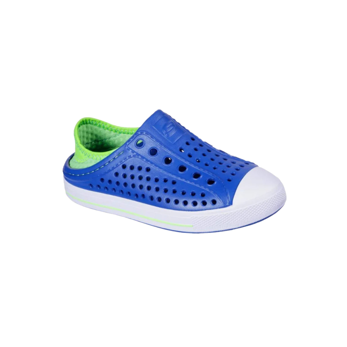 Skechers Kids Foamies: Guzman Steps - Aqua Surge Water Shoes | Blue/Lime