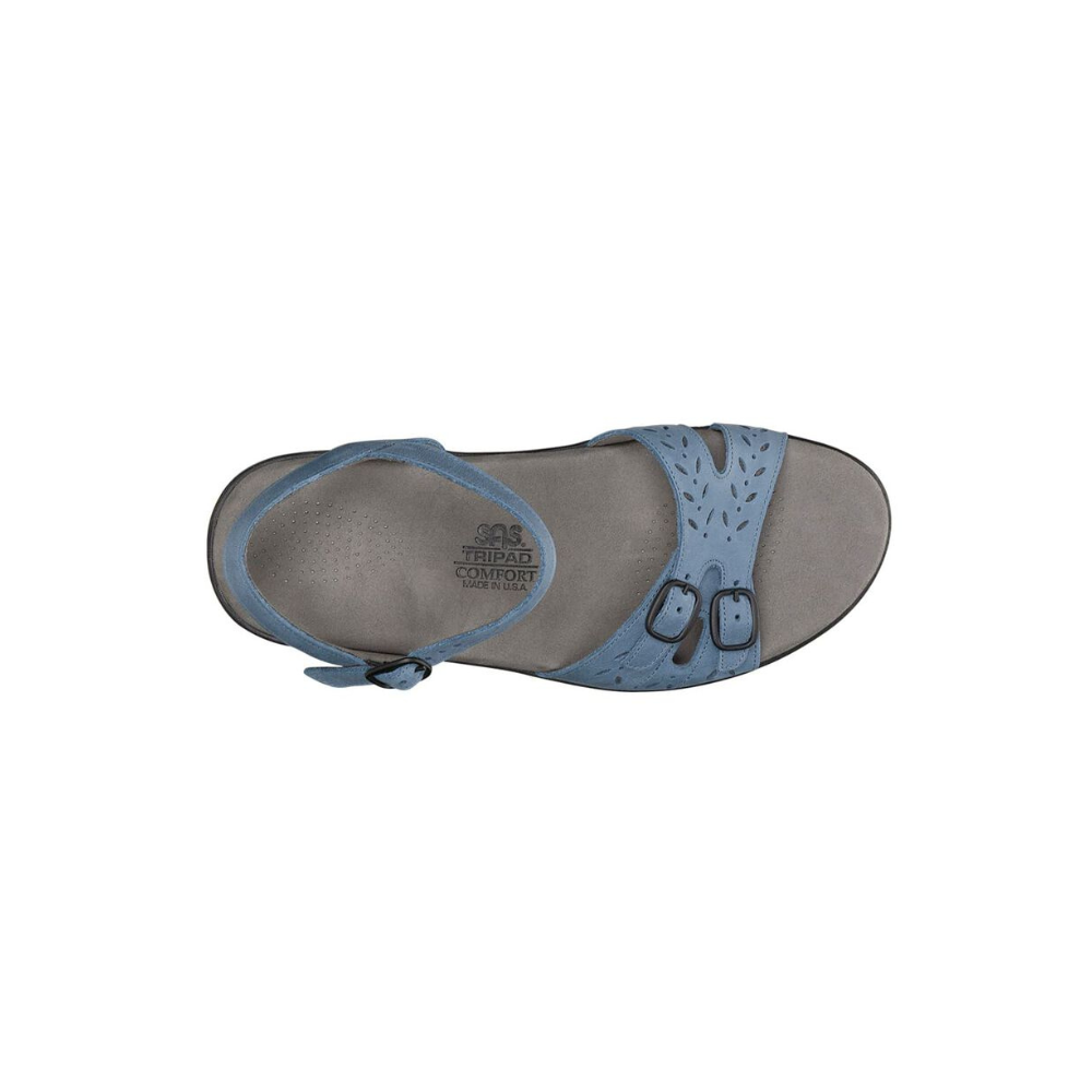 SAS Women's Duo - Quarter Strap Comfort Sandal - Denim