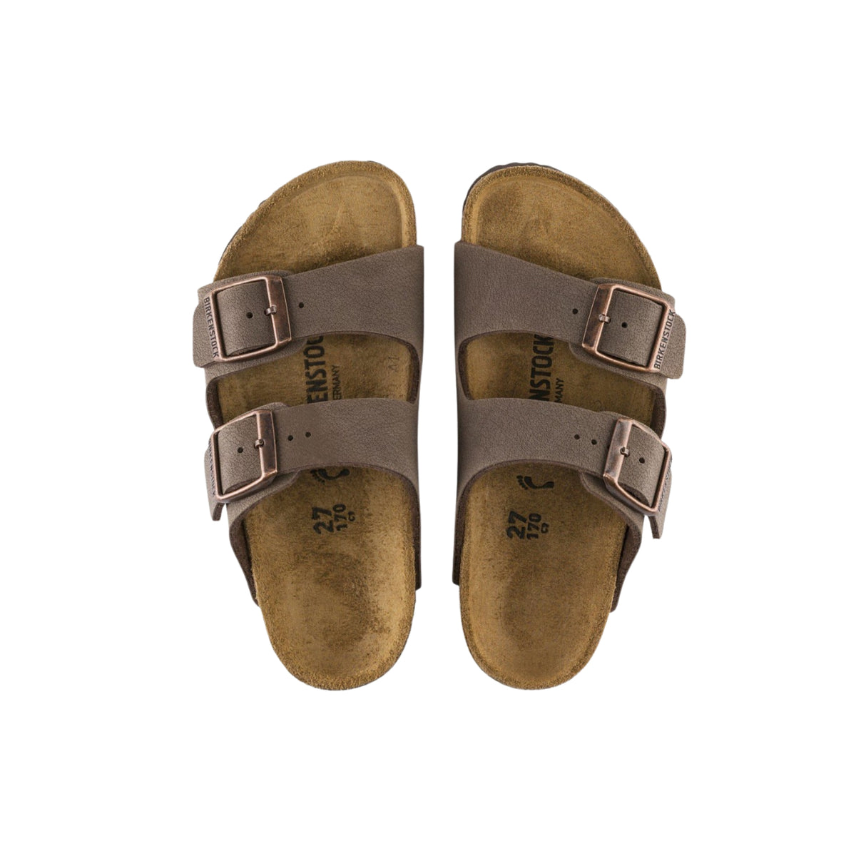 Birkenstock Arizona Birko Flor Leather Unisex Sandal - Mocha