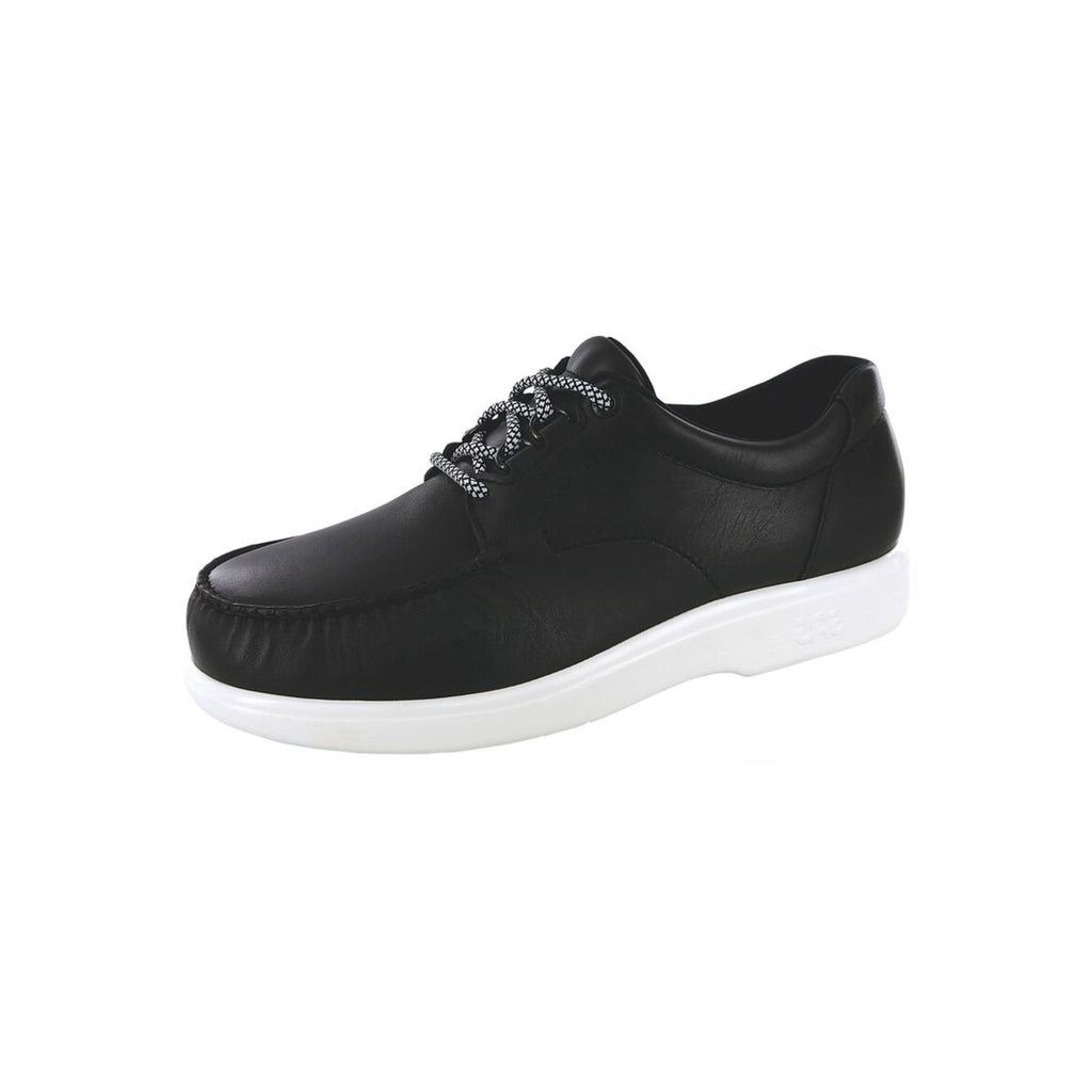 SAS Men's Bout Time LT Leather Comfort Shoe – Matte Black