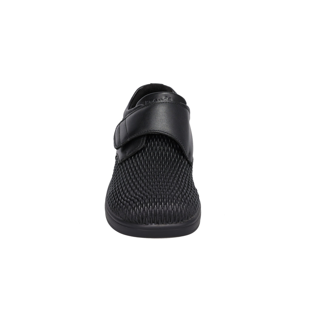 Propét Women's Olivia Stretchable Leather Slip-On Shoe – Black